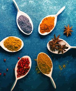 Spices And Dried Herbs paint by numbers