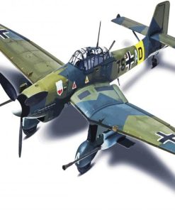 Stuka Plane War paint by numbers