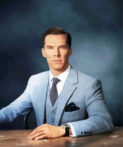 The English Actor Benedict Cumberabatch paint by numbers