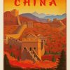 The Great Wall China Poster paint by numbers