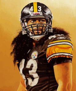Steelers Player Football paint by numbers