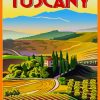 Tuscany Poster Art paint by numbers