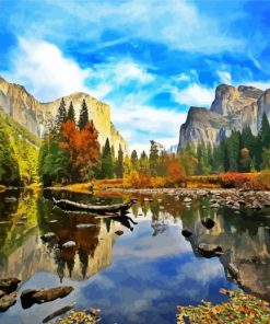 Usa Kalifornien Yosemite Valley El Capitain paint by numbers