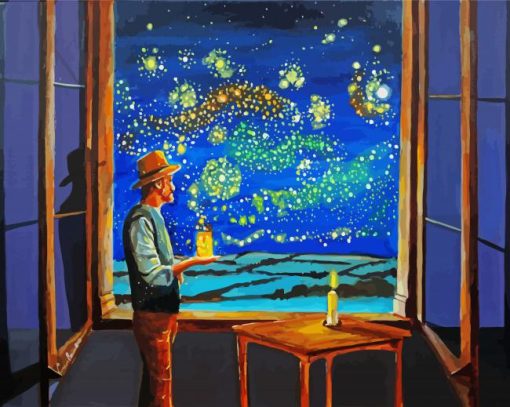 Van Gogh The Starry Nighi paint by numbers