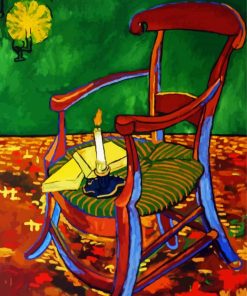 Van Gogh Gauguins Chair paint by numbers