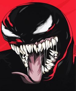 Venom paint by number