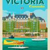 Victoria Canada Poster Art paint by numbers