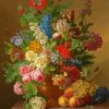 Flowerpiece By Frans Van Deal paint by numbers