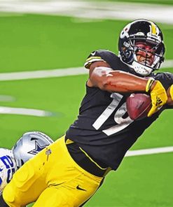 Juju Smith Shuster Pittsburgh Steelers paint by numbers