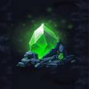 Green Crystal Illustration paint by number