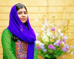 Malala Yousafzai paint by numbers
