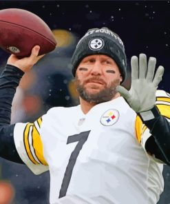 Ben Roethlisberger Sports paint by numbers
