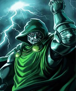 Doctor Victor Doom paint by numbers