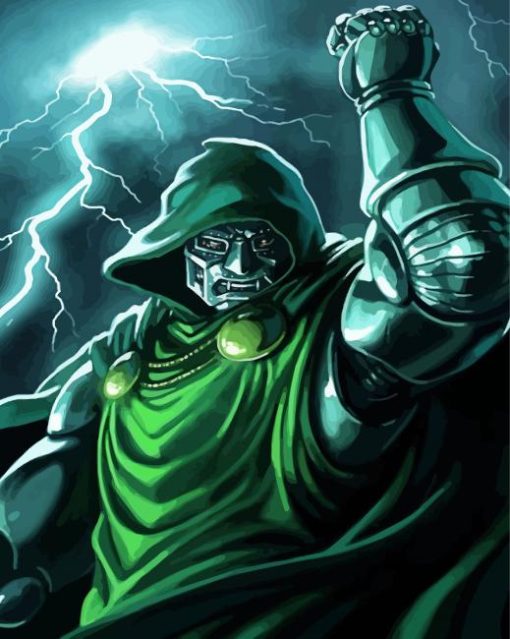 Doctor Victor Doom paint by numbers