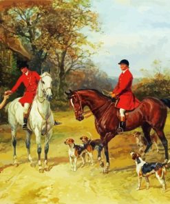 Fox Hunting Art paint by numbers