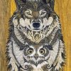 Mandala Owl And Wolf paint by numbers