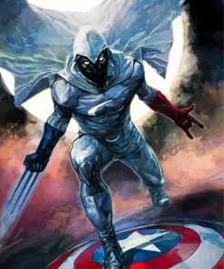 Marvel Moon Knight paint by numbers