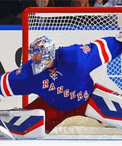 New York Rangers Ice Hocky Player paint by numbers
