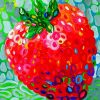Abstract Strawberry Fruit Paint by numbers