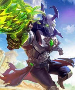Androxus Paladins paint by numbers