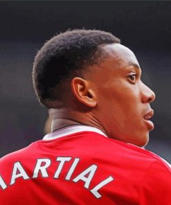 Anthony Martial Football Player paint by numbers