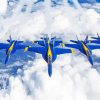 Blue Angels paint by numbers