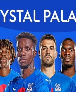 Crystal Palace Football Players paint by numbers