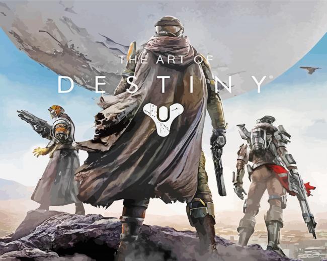 Destiny Game Poster paint by numbers