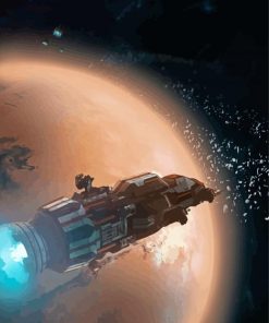 Expanse Rocinante paint by numbers