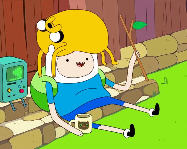 Finn And Jake paint by numbers