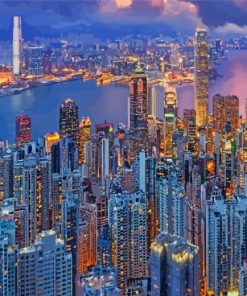 Hong Kong China paint by numbers