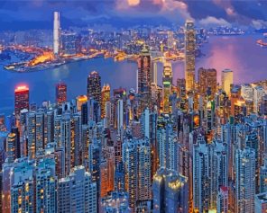 Hong Kong China paint by numbers