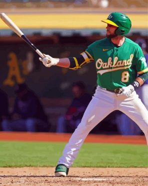 Jed Lowrie American Player paint by numbers