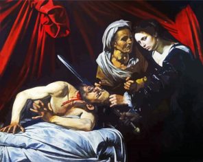 Judith Beheading Holofernes paint by numbers