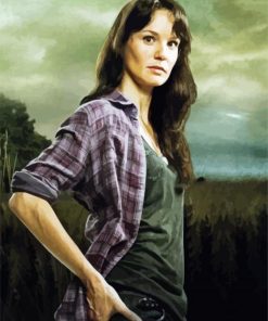 Lori Grimes Character paint by numbers