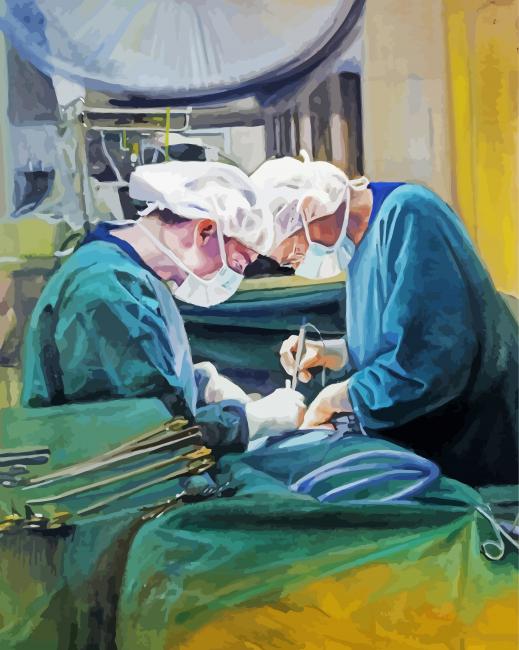 Medicine Surgery Art paint by numbers