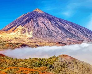Mount Teide paint by numbers