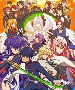 Owari No Seraph Characters paint by numbers