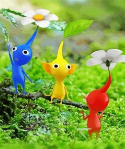 Pikmin Characters paint by numbers