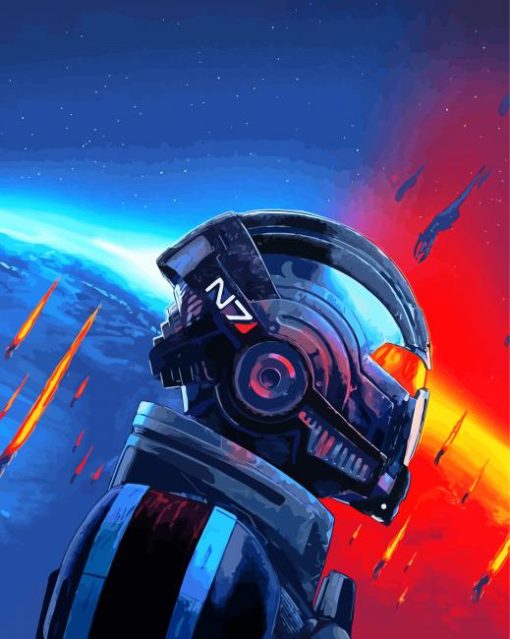 Science Fiction Mass Effect paint by numbers