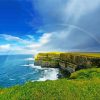 Sea Cliffs Rainbow paint by numbers