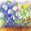 Snow Drops Art paint by numbers