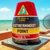 Southernmost Point Of The Continental USA paint by numbers