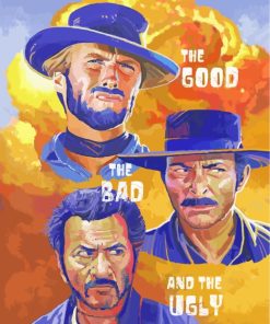 The Good The Bad And The Ugly paint by numbers