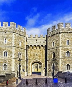 Windsor Castle In Windsor paint by numbers