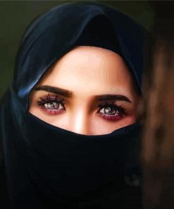 Wonderful Woman Eyes paint by numbers