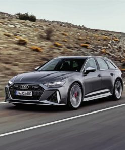 Audi Rs6 On Road paint by numbers