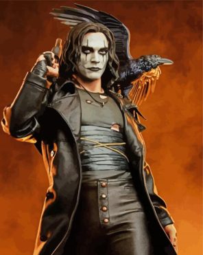 Brandon Lee Eric Draven paint by numbers