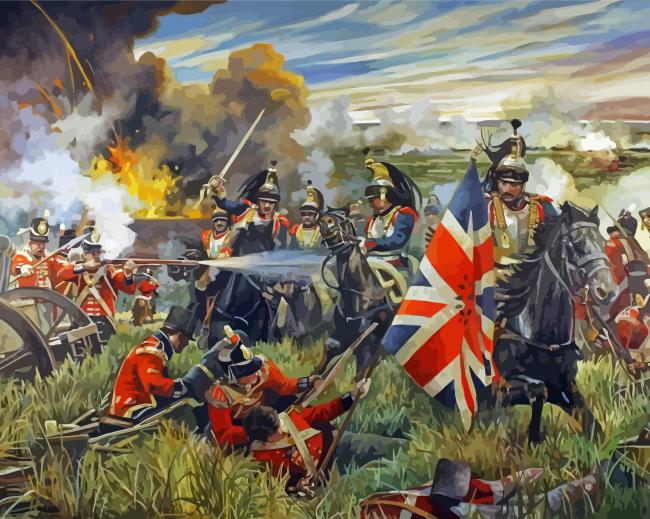 History British Army paint by numbers