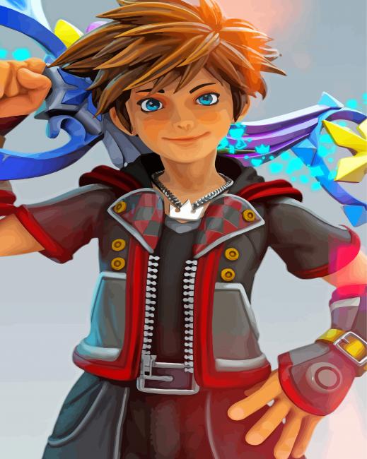 Sora Character paint by numbers